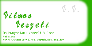 vilmos veszeli business card